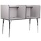 Flash Furniture 53.5 H, 70 W X Laminate, Melamine, Steel, Nebula Grey MT-M6222-DBLSC-GRY-GG - alternate 4